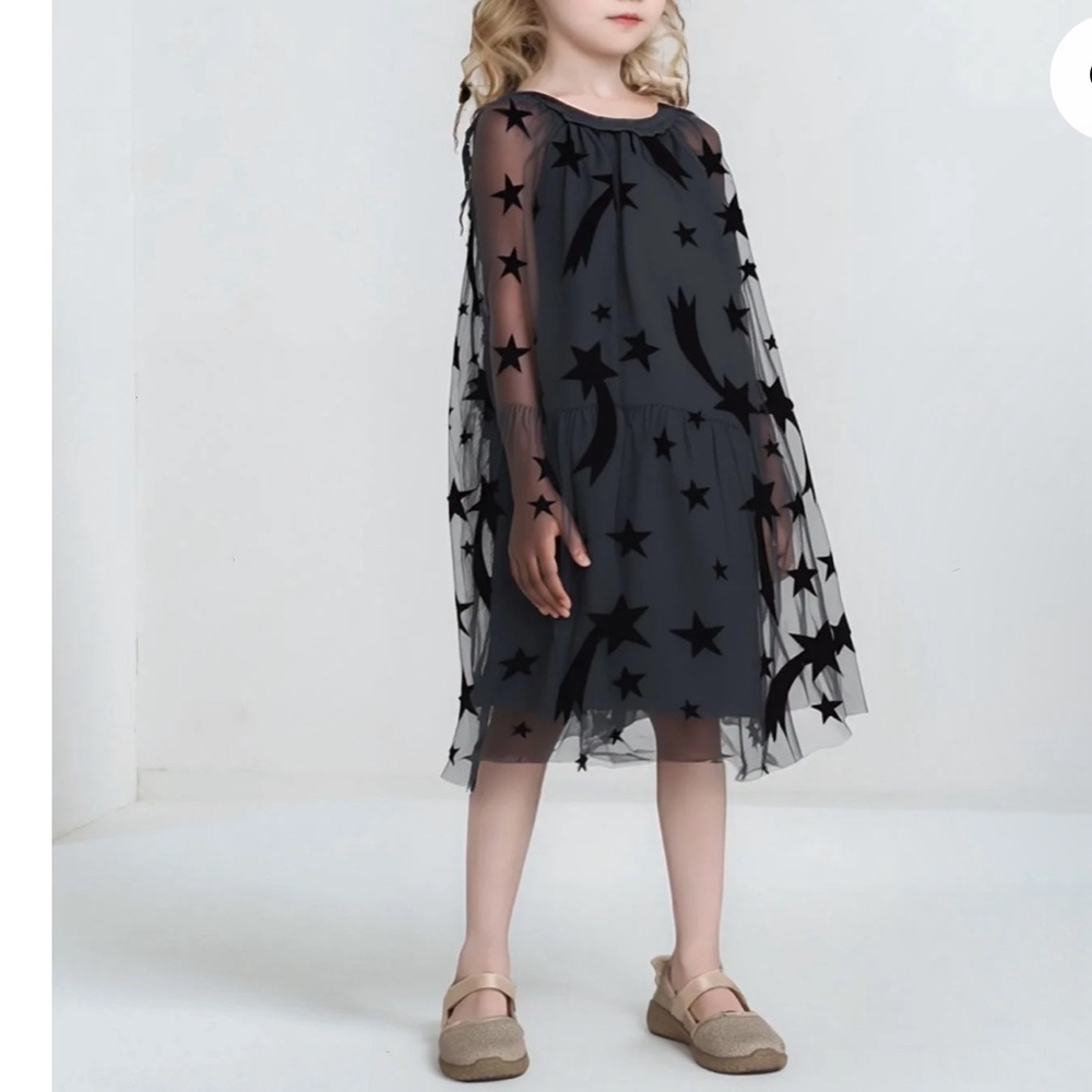 Stella McCartney Kids Black Star Dress